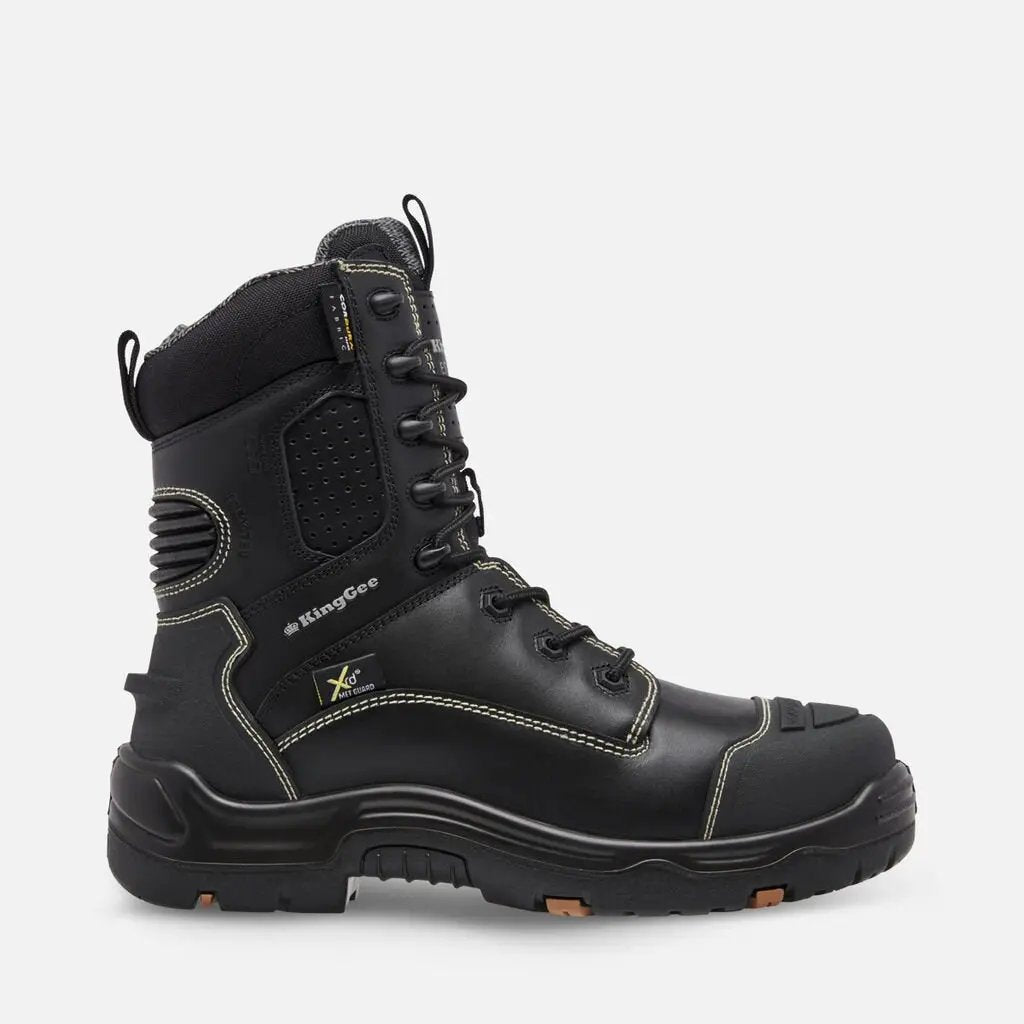 King Gee Onyx Metguard Puncture-Resistant Black Work Boot K27996 Metro Workwear